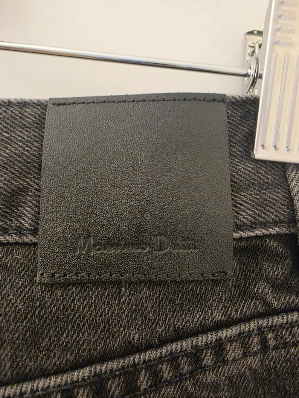 NWOT Women Massimo Dutti High-Rise Palazzo Jeans in Black, US 4, SMALL - Picture 3 of 7